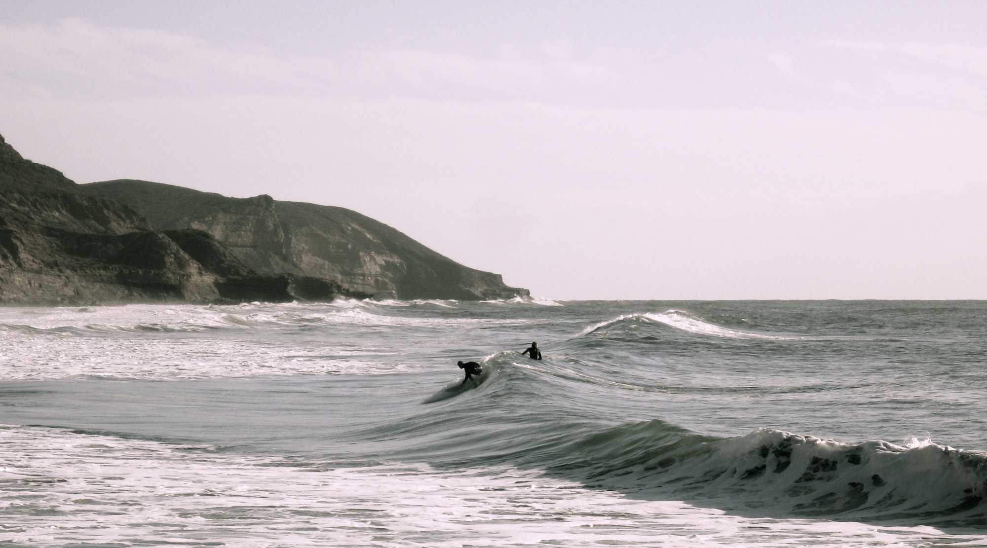 A frothy left somewhere in Baja
